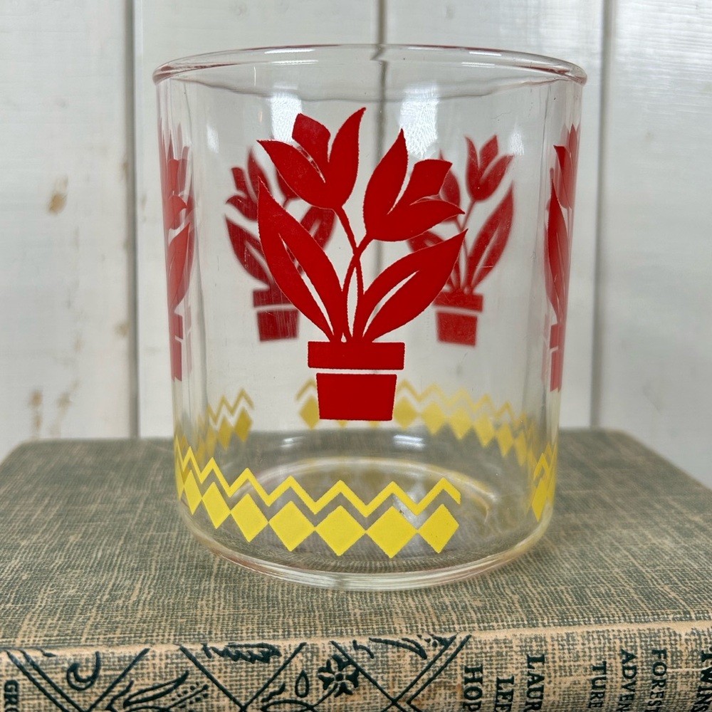 Vintage Hazel Atlas Glass Cottage Cheese Jar
